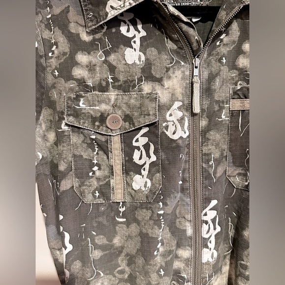 Da-Nang Camouflage Short Sleeve Jumpsuit - Picture 2 of 8